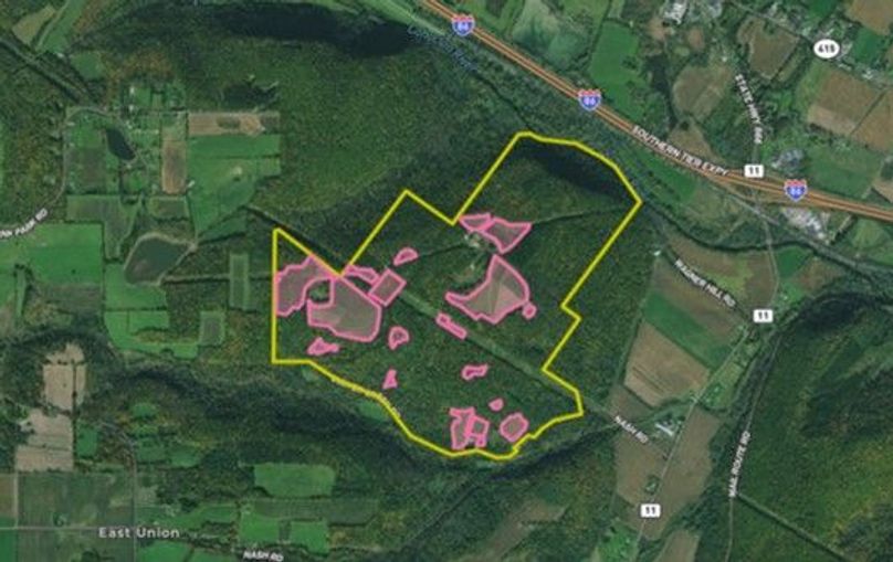 Welch 540 map right food plots