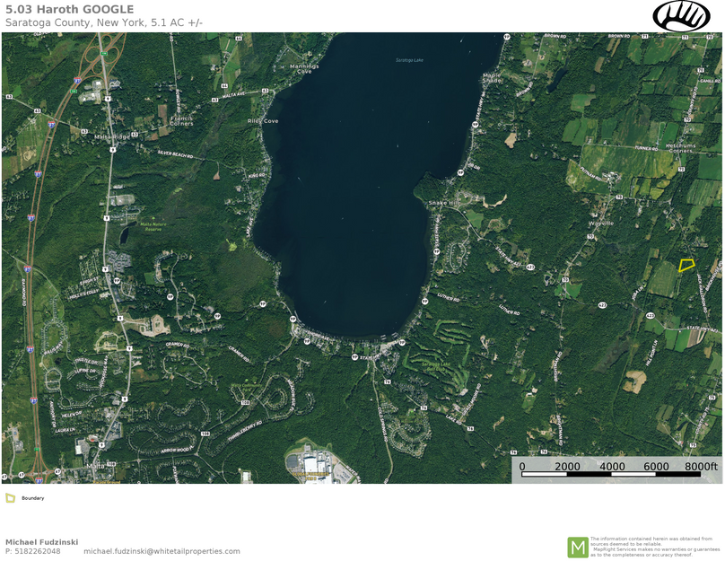 Saratoga county 5.03 haroth wide map
