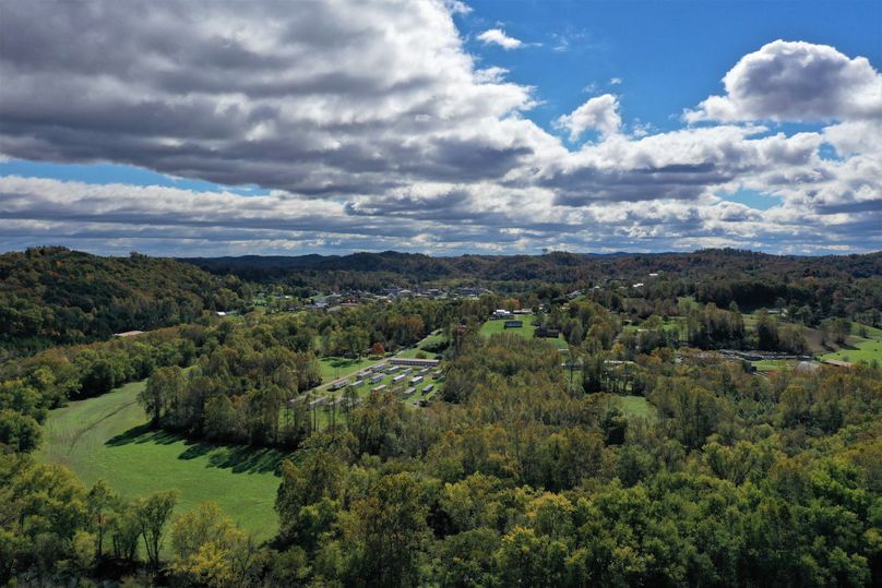 010 aerial drone shot from the south area of the property looking southeast over West Liberty