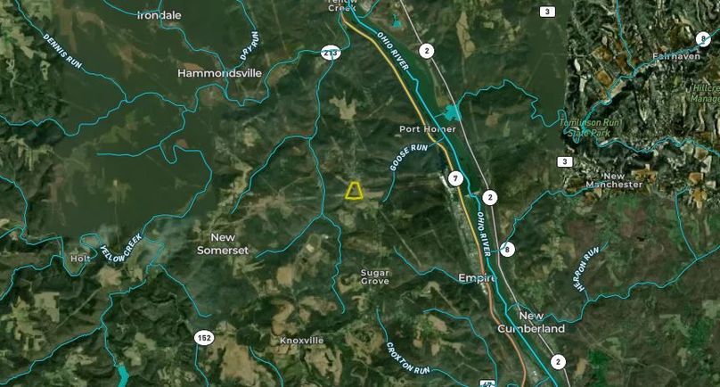 Jefferson Co OH 30 Miller - Zoomed Out Aerial