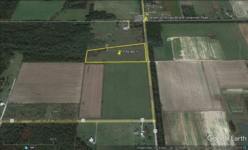 Aerial #2 Approx. 13 Acres Baldwin County, AL
