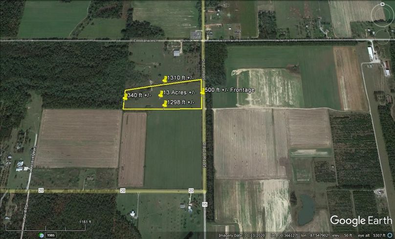 Aerial #3 Approx. 13 Acres Baldwin County, AL