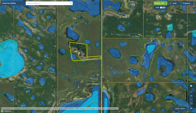 Ramsey Co 7.3 wetlands map