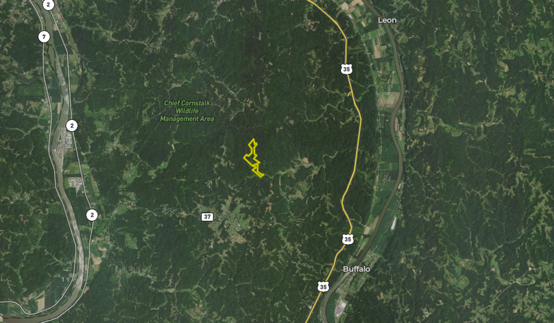 Distant Aerial - Locuson 165.5 - Mason County WV