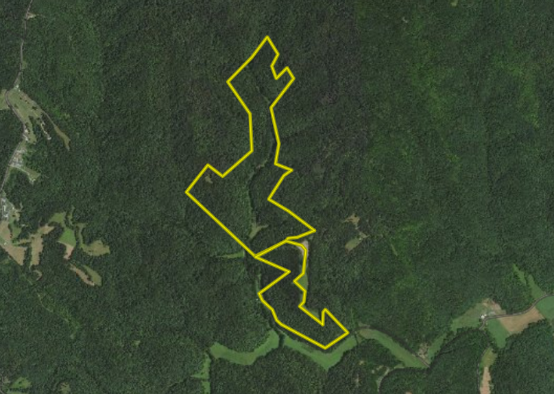 Aerial Close Up - Locuson 165.5 - Mason County WV