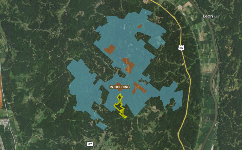 Public Land Aerial  - Locuson 165.5 - Mason County WV