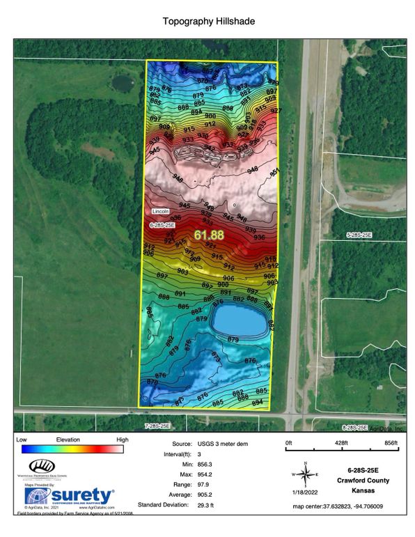 Crawford Lewis 62 Hillshade