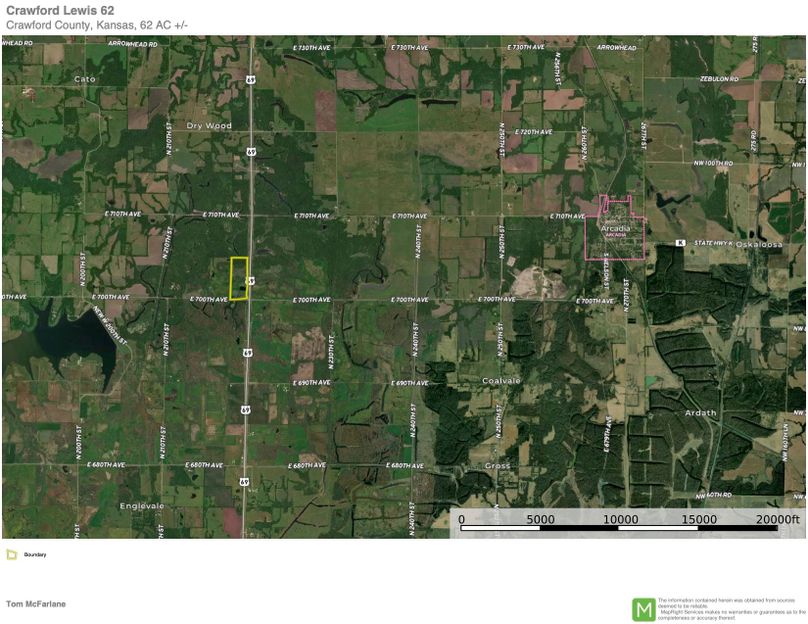 Crawford Lewis 62 Aerial Map