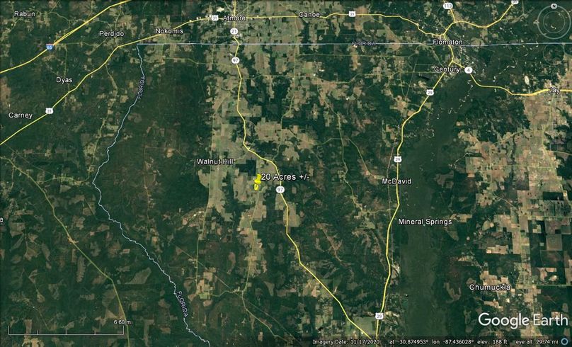 Aerial #6 Approx. 20 Acres Escambia County, FL