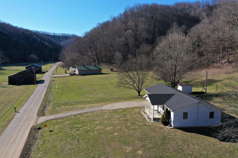 028 low elevation drone shot from the east side of the house