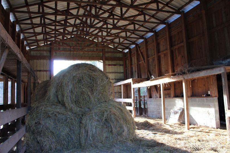 037 view of the inside of the barn from the front entrance doors