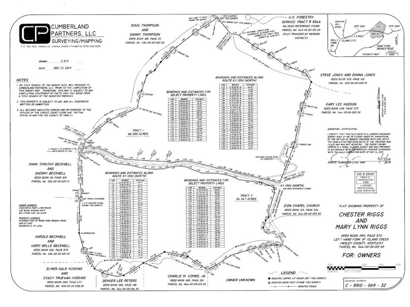 025 Owsley 121 survey plat