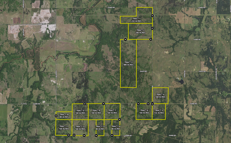 Pawnee 2,444.89 Burkdoll Split Aerial