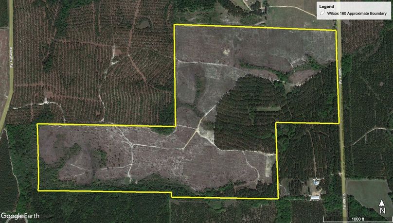 Wilcox 160 Approx Boundary