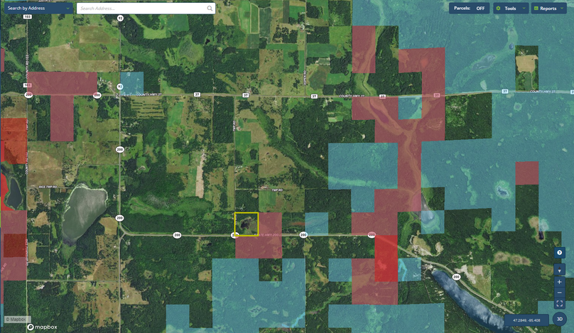 Clearwater 40 Public lands map