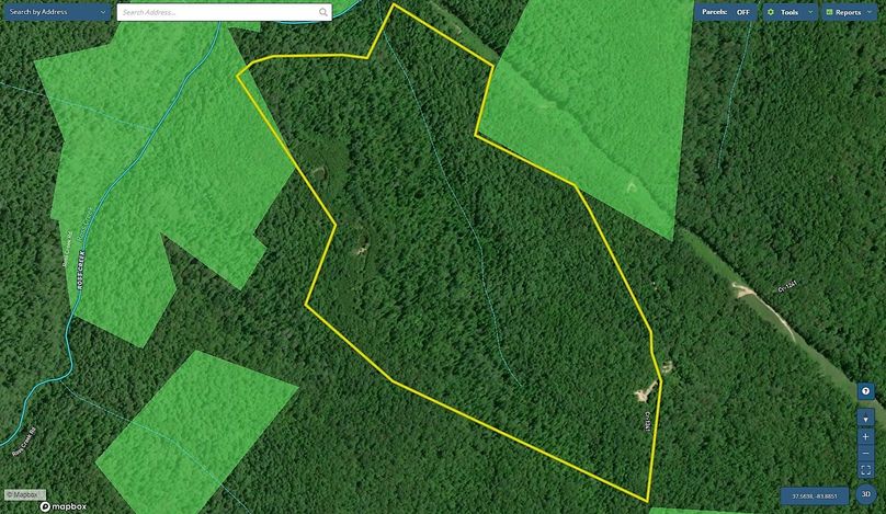 036 Lee 123 Mapright aerial zoomed in with water features and national forest copy