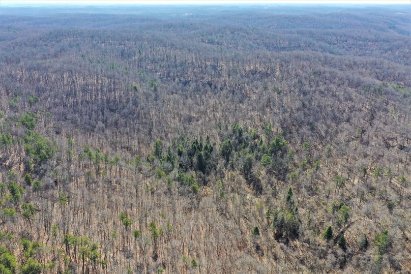 002 aerial drone shot from the south boundary looking north down the valley