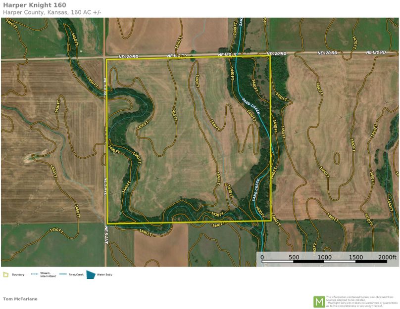 Harper Knight 160 Aerial Topo