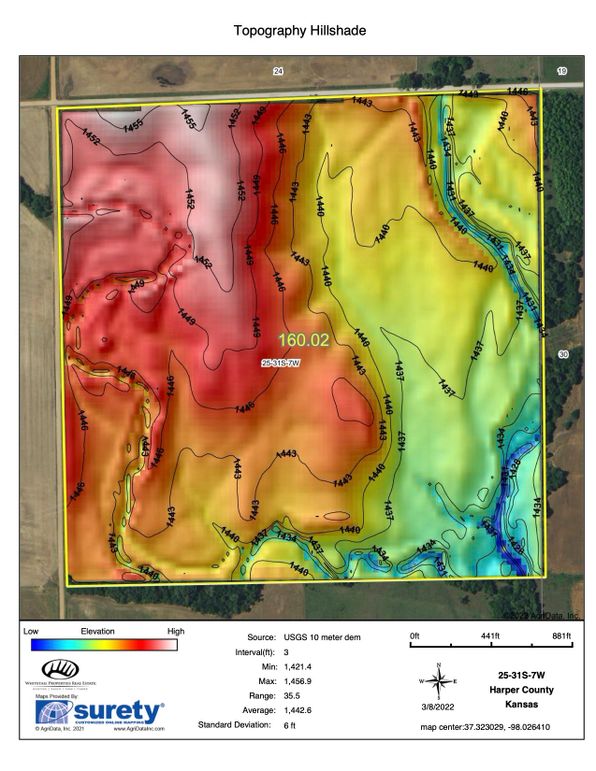 Harper Knight 160 Hillshade