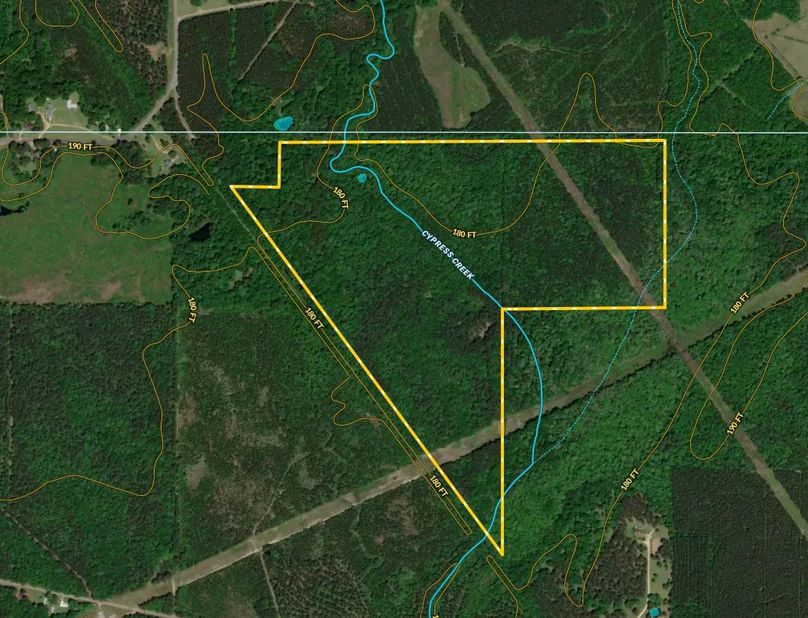 133 Marion co. Contour Map