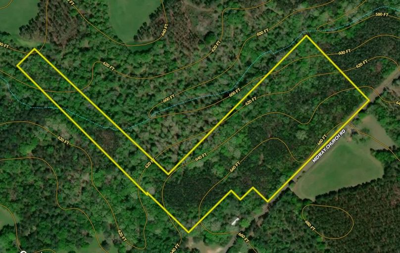 Jasper county 25.23 acres map1