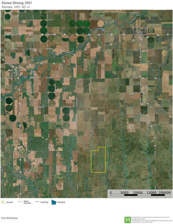 Kiowa Strong 1051 Aerial Map