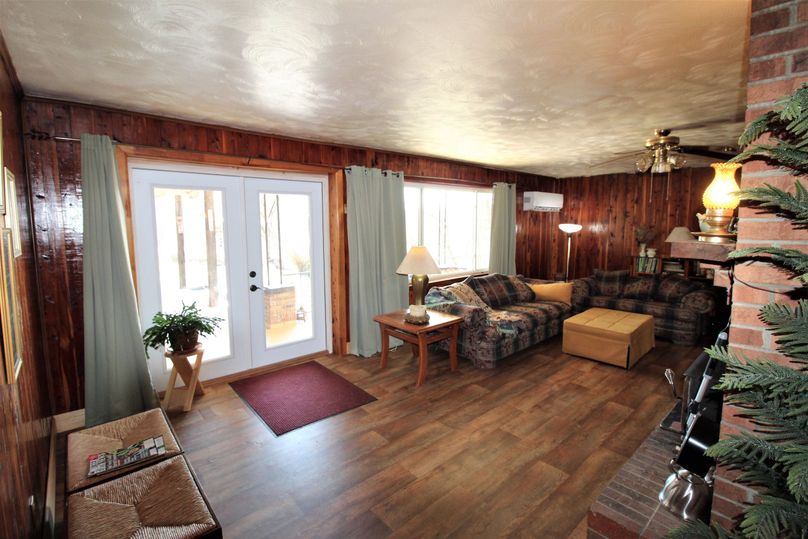 035 living area viewed from the entrance to the master bedroom and bathroom