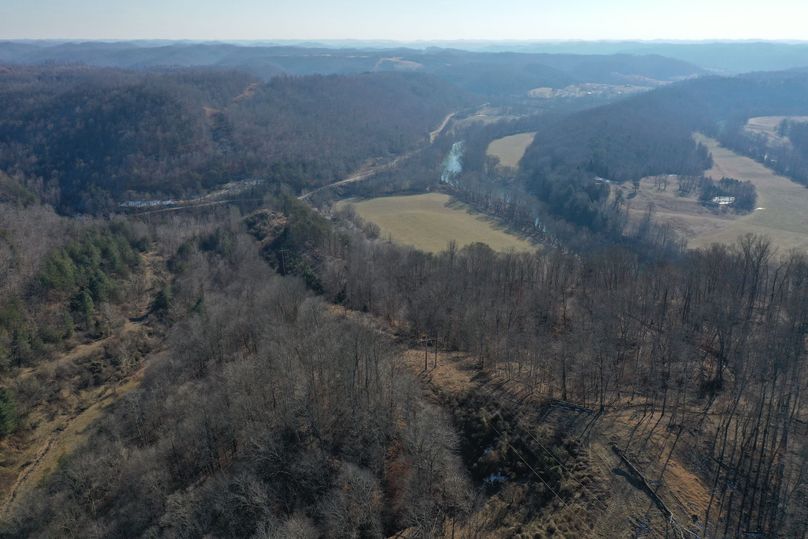 010 aerial drone shot from the north edge of the property looking south
