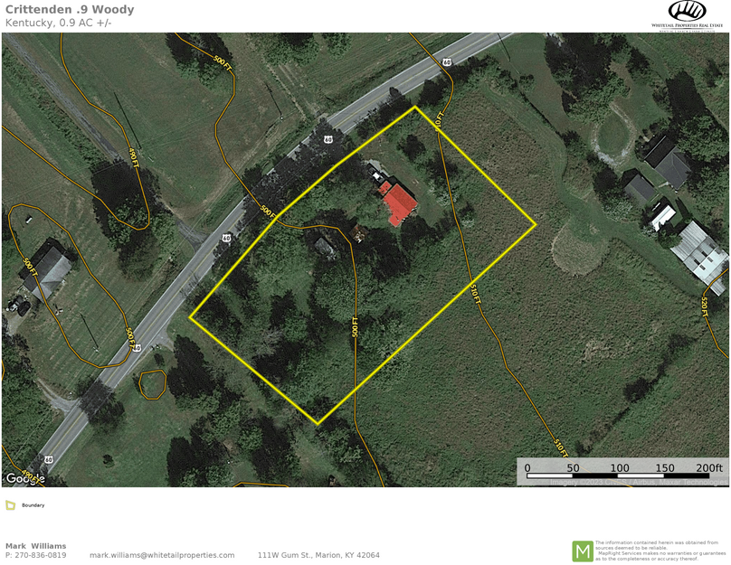 Crittenden co. KY .9 topo