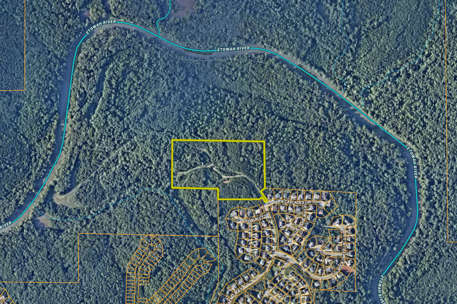 Cherokee County 21.98 acres map2