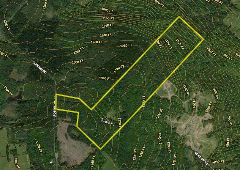Montgomery County NY 130 Butkus Contour Map