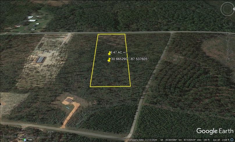 Aerial #5 Approx. 6.47 Acres Baldwin County, AL