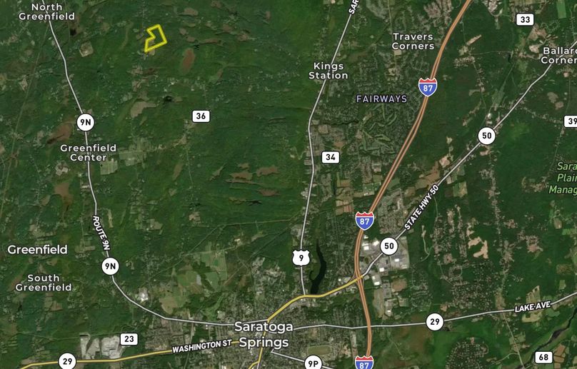 Saratoga County NY 50.5 Zanetti Wide Map