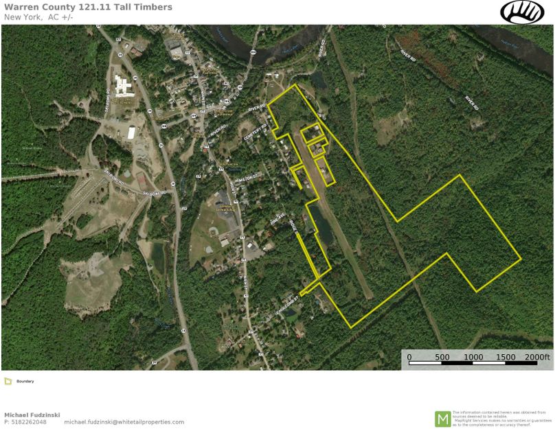 Warren County NY 121.11 Tall Timbers Google Map