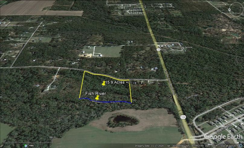 Aerial #3 Approx. 15.9 Acres Baldwin County, AL