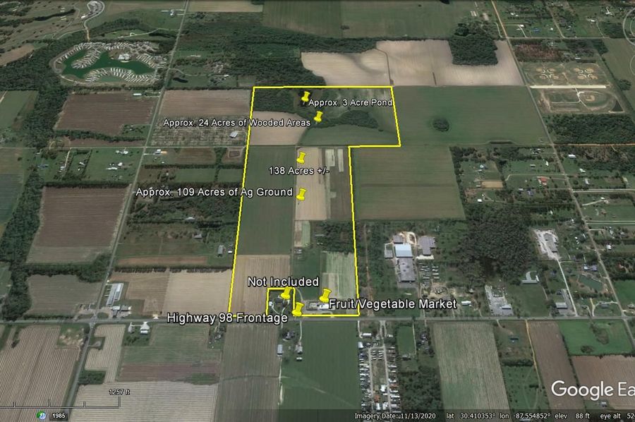 Aerial #10 Approx. 138 Acres Baldwin County, AL