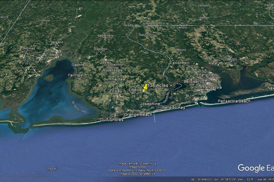 Aerial #7 Approx. 138 Acres Baldwin County, AL