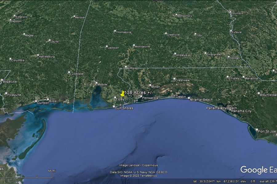 Aerial #8 Approx. 138 Acres Baldwin County, AL
