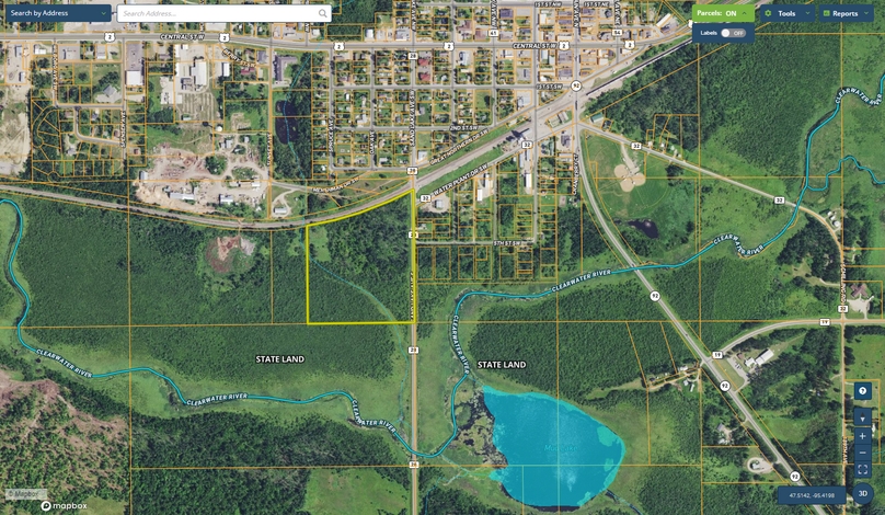 Clearwater Co 25 Baker Public Lands Map