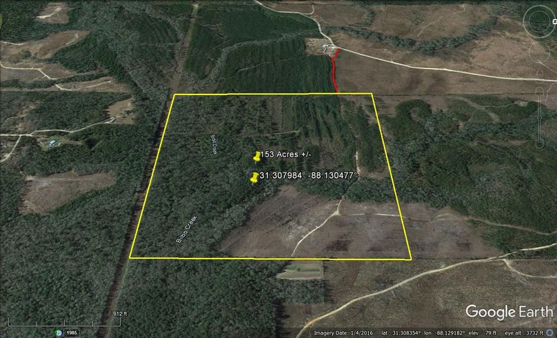 Aerial #5 Approx. 153 Acres Washington County, AL