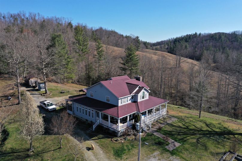 003 low elevation drone shot of the home viewed from the south