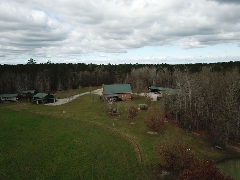 008 Aerial of property from the back