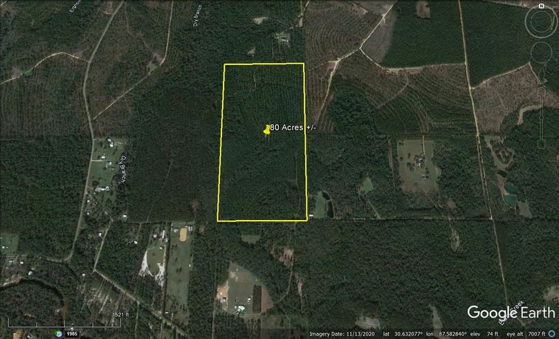 Aerial #3 Approx. 299 Acres Baldwin County, AL
