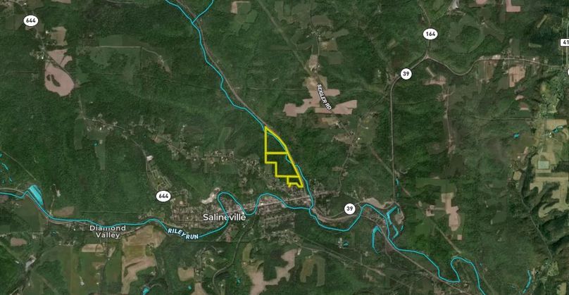 Columbiana Co OH 40 Beadnell - Zoomed Out Aerial