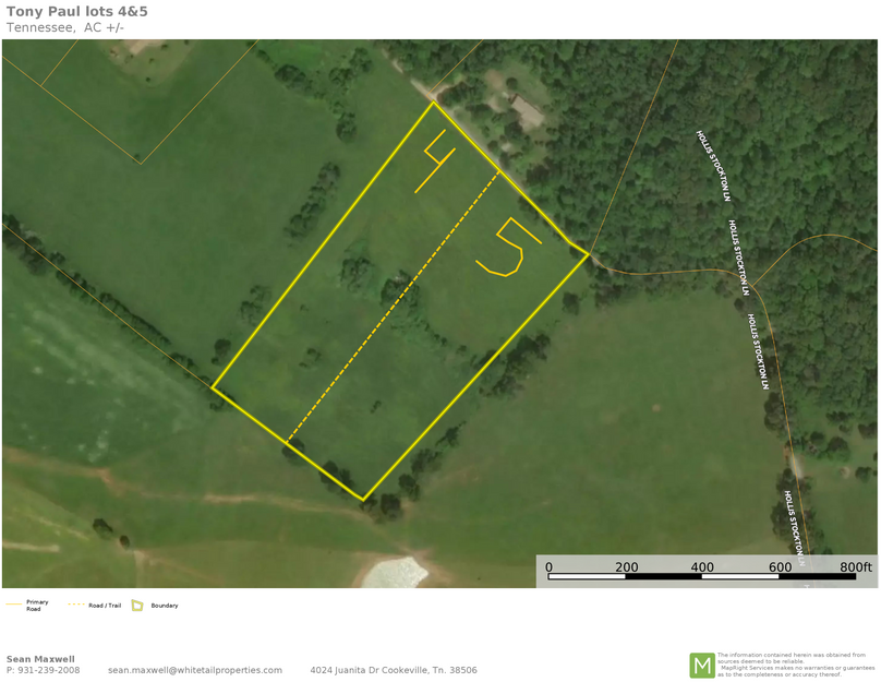 New Tony Paul lots 4_5 map