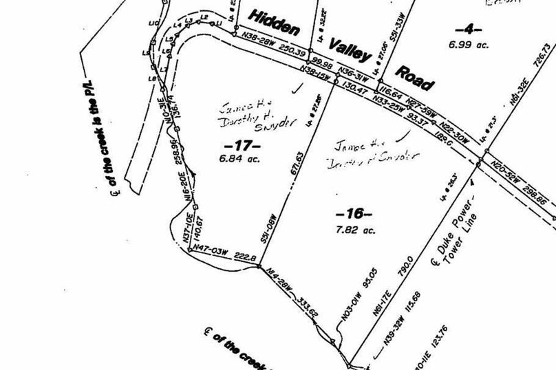 Plat of Lot 16 and 17