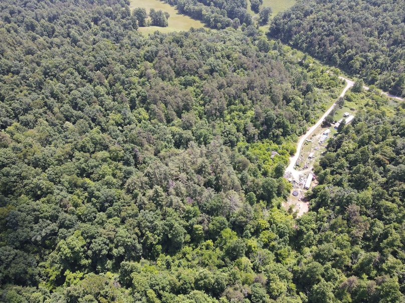 011 aerial view looking East over the tract