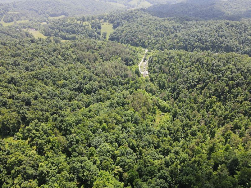 009 aerial view looking SE down the main valley