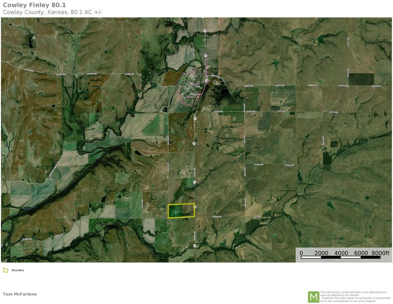 Cowley Finley 82.69 Map