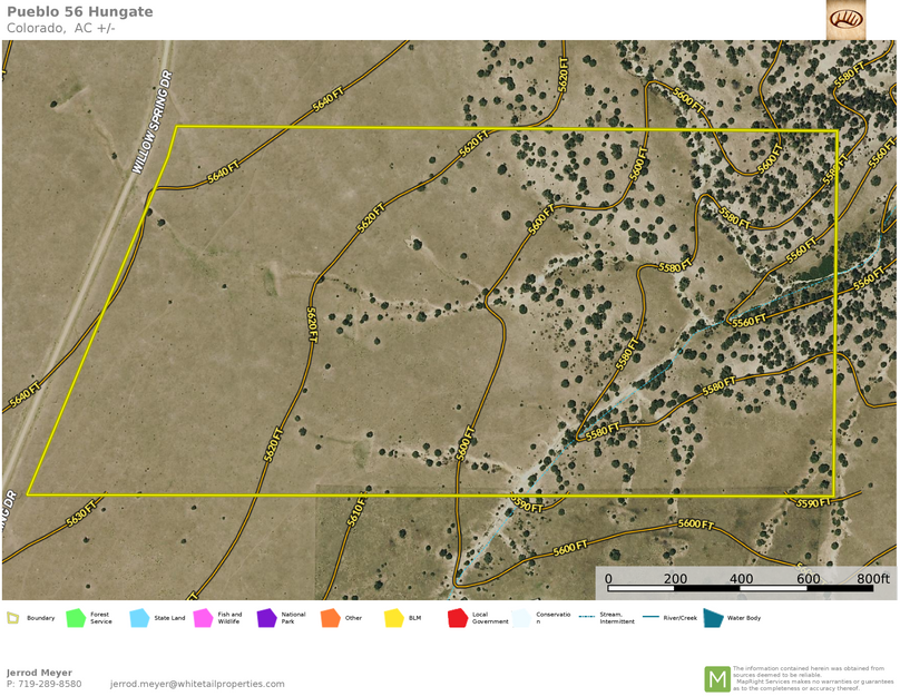 Pueblo, CO 56 Hungate Topo